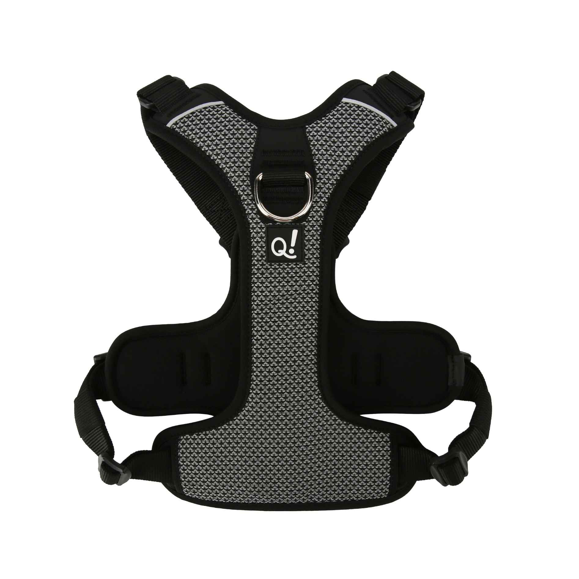 QUAPAS! Ultra Harnas Zwart Reflecterend