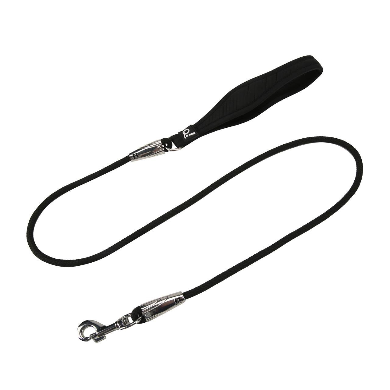 QUAPAS! Comfort rope leash Black 6mmx120cm