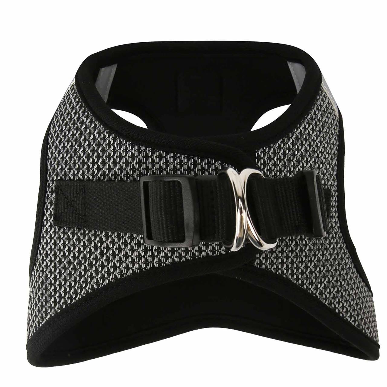 QUAPAS! Soft Harnas Zwart Reflecterend