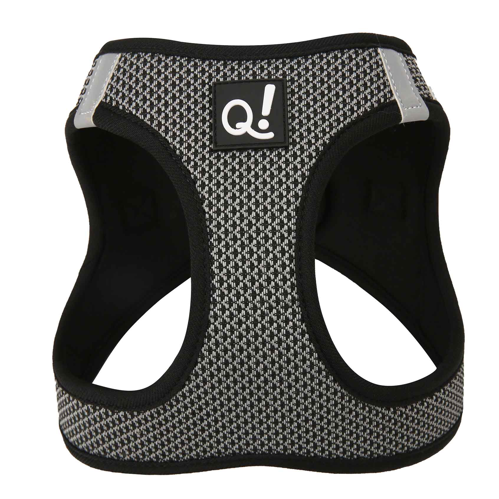 QUAPAS! Soft Harnas Zwart Reflecterend