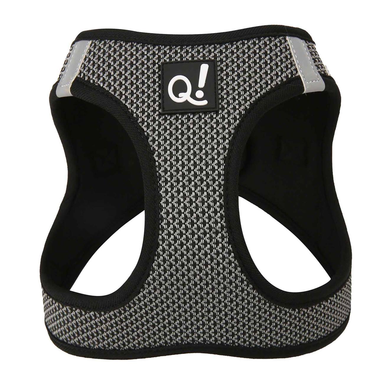 QUAPAS! Soft Harnas Zwart Reflecterend