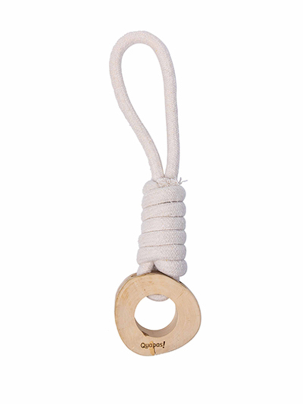 Quapas! Hondenspeelgoed Coffeewood Tyre 31x4cm