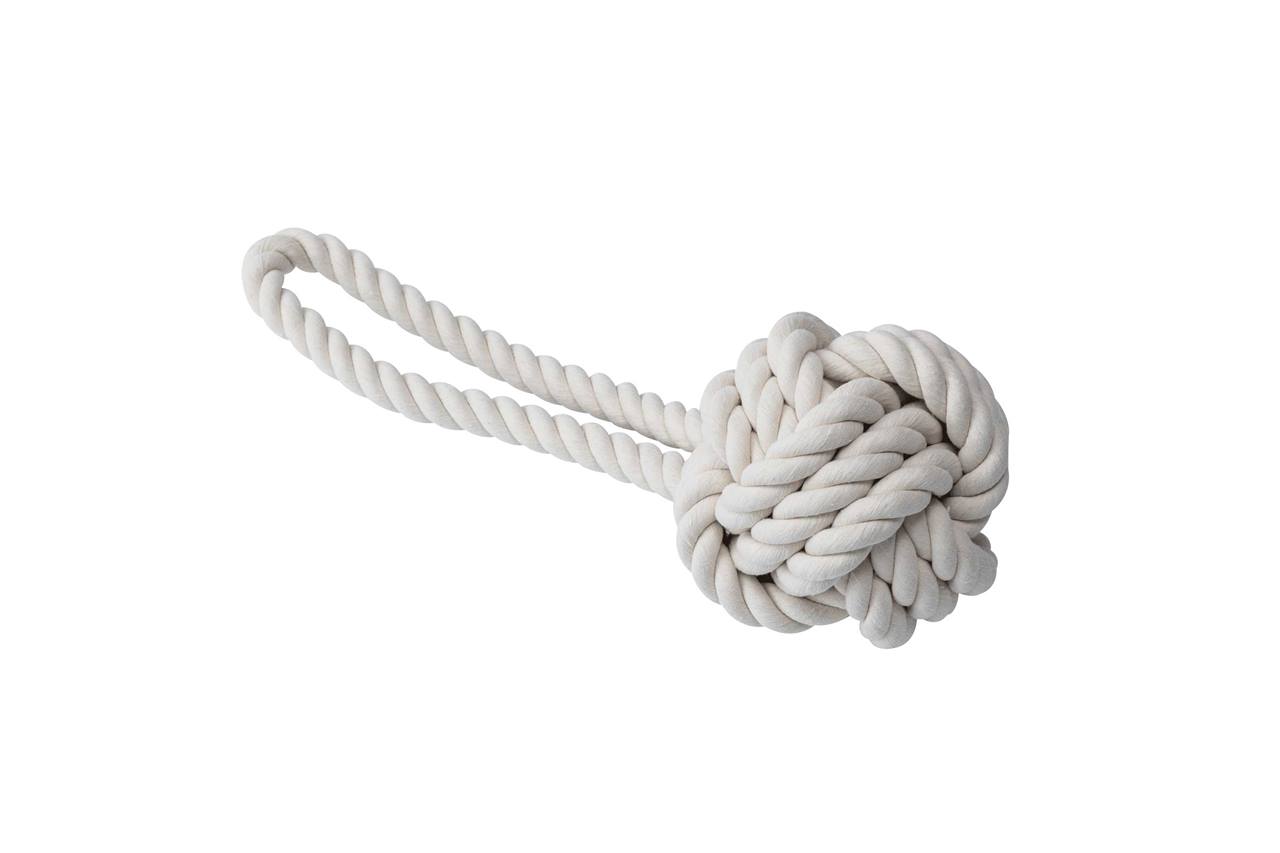 Quapas! Hondenspeelgoed Touw M Bal 15cm naturel