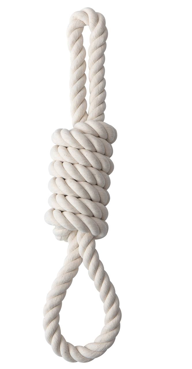 Quapas! Hondenspeelgoed Touw L String 30cm naturel