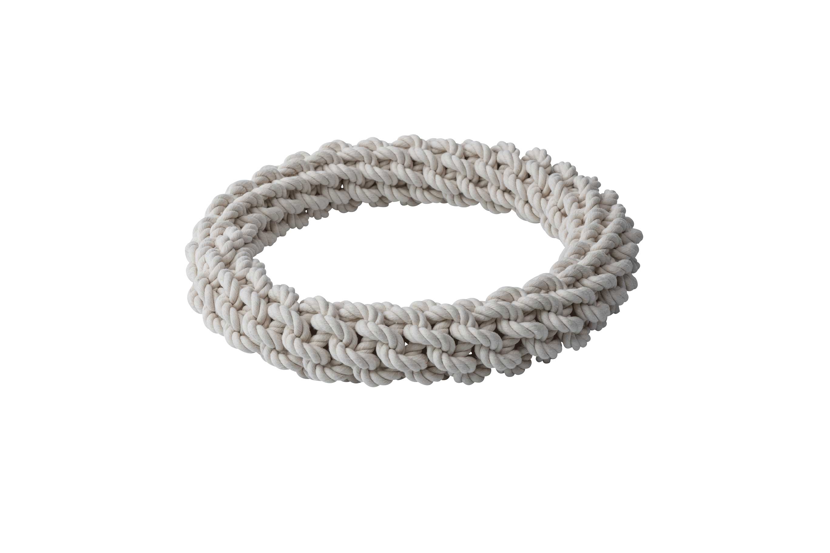 Quapas! Hondenspeelgoed Touw XXL Rond 40cm naturel