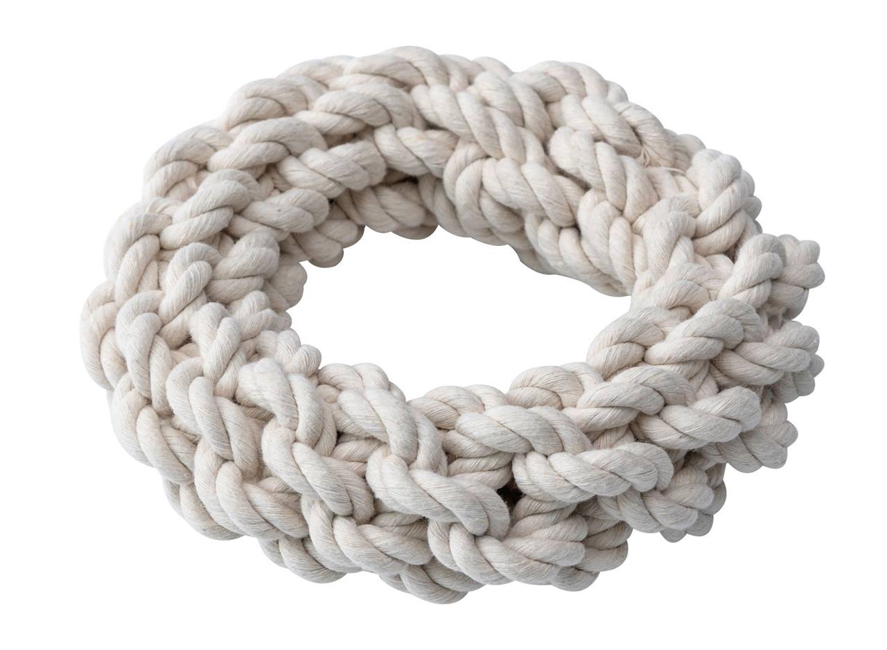 Quapas! Hondenspeelgoed Touw M Rond 15cm naturel