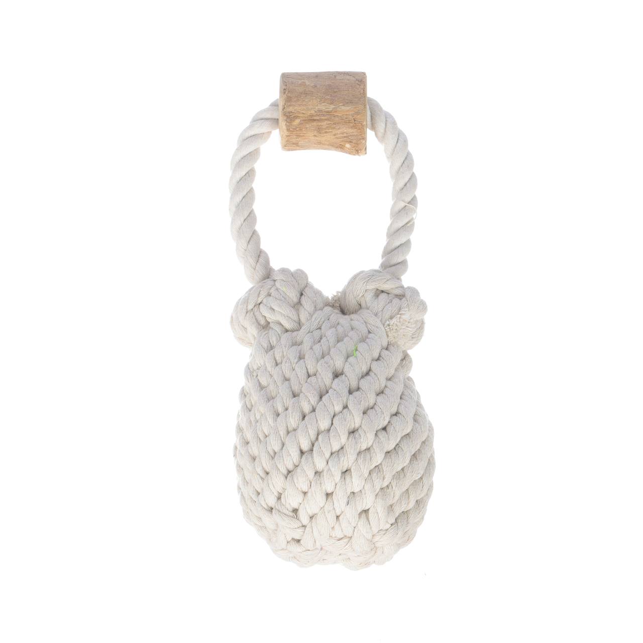 Quapas! Hondenspeeltje Koffiehout Kettlebell