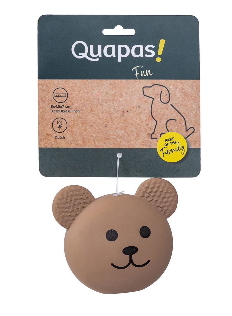 Quapas! Hondenspeelgoed Fun beer hoofd latex