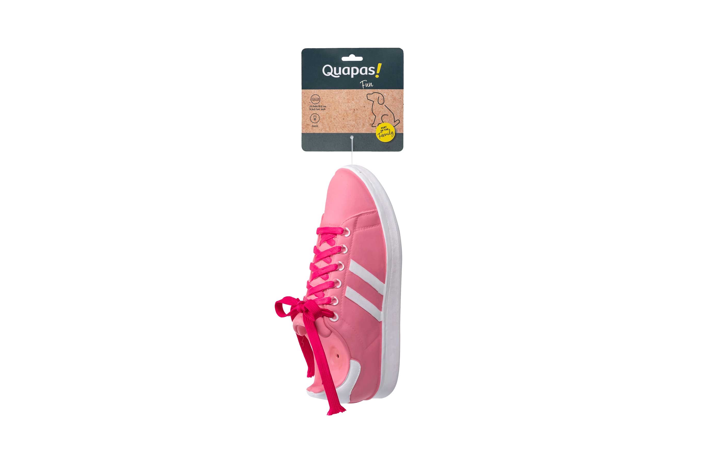 Quapas! Hondenspeelgoed Fun dames schoen roze