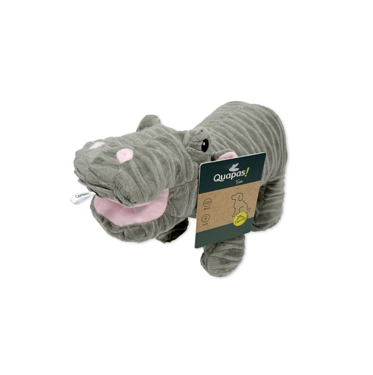 Quapas! XXL Dog Cuddly Toy Hippo