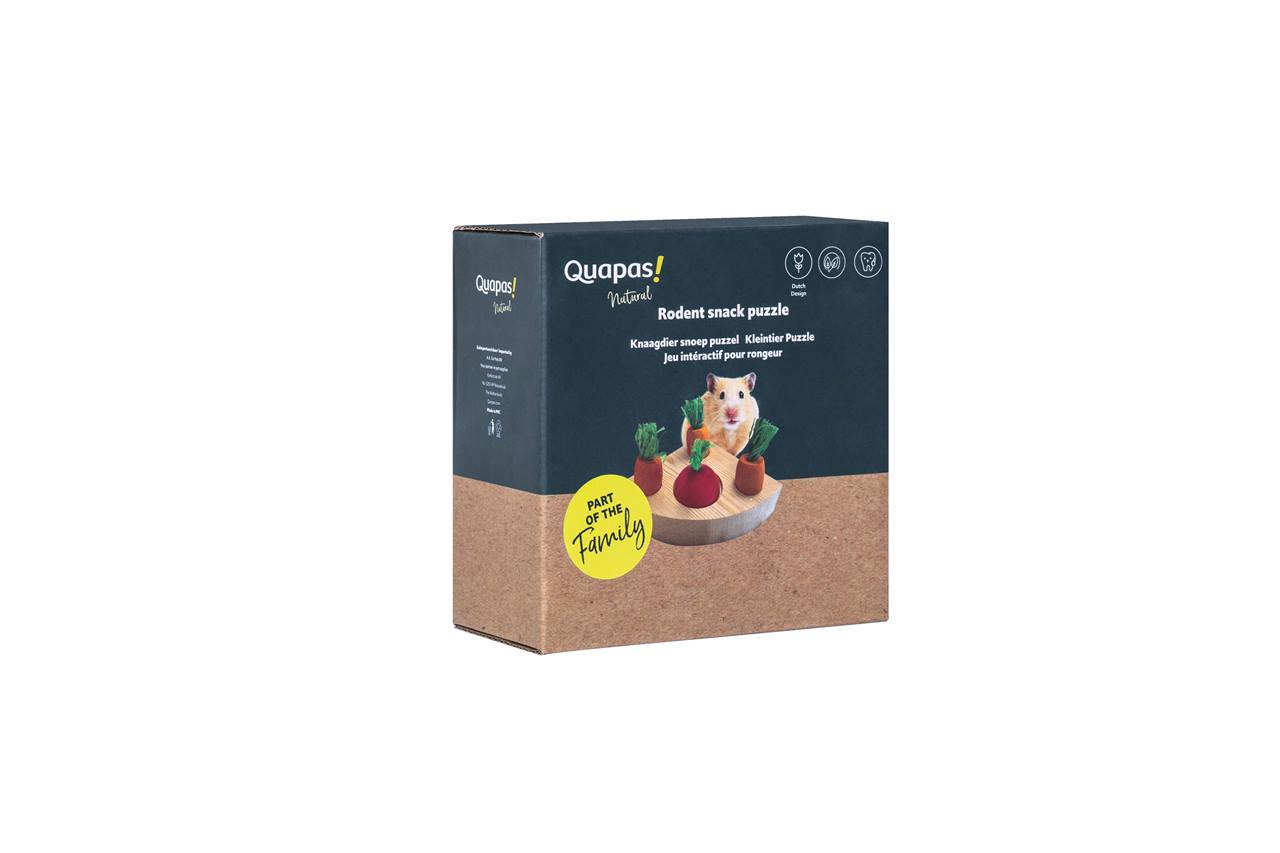 Quapas! Groenten snack puzzel driehoek