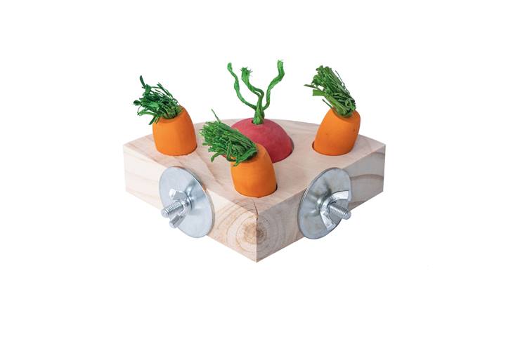 Quapas! Groenten snack puzzel driehoek