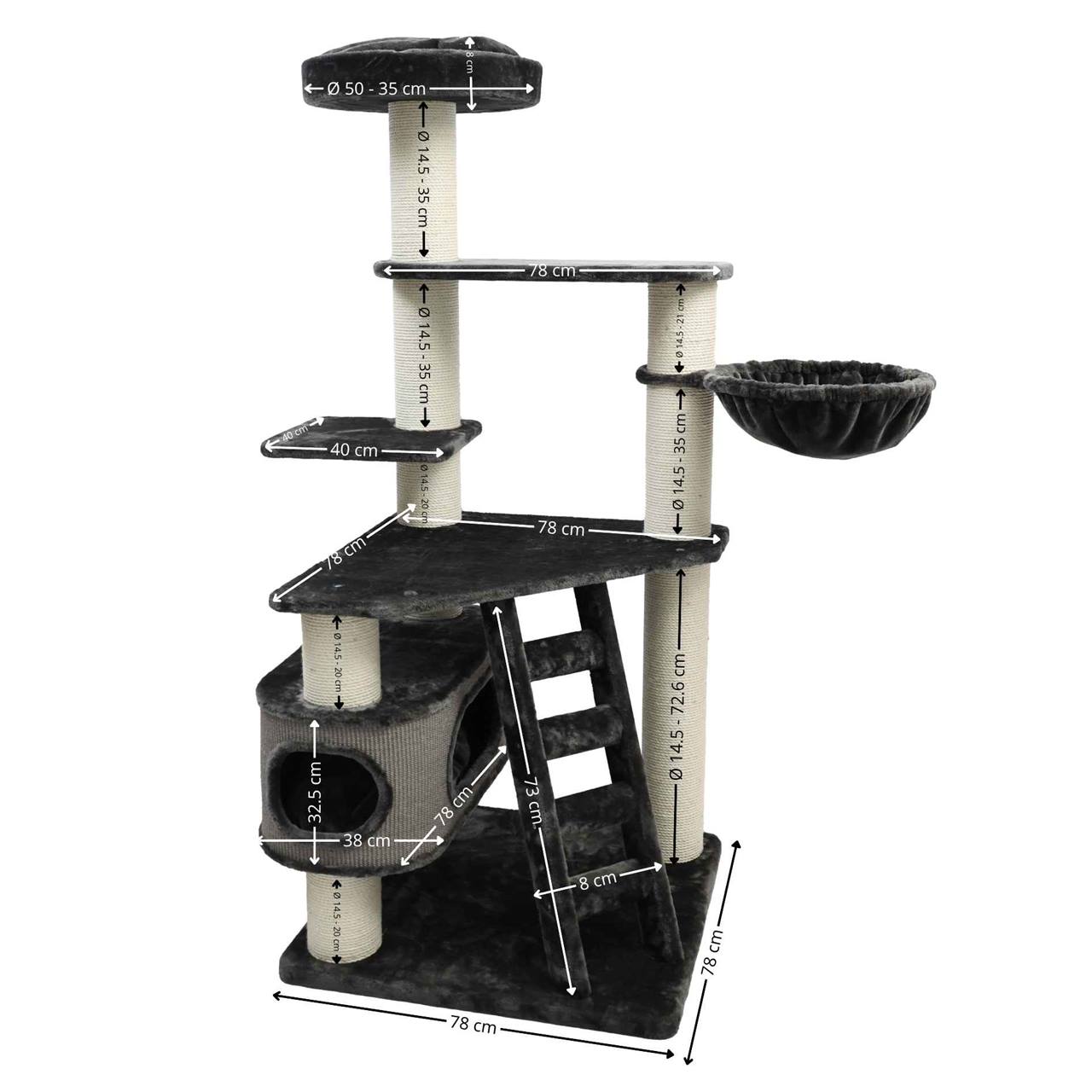 Quapas! Krabpaal Connect B2 Dark Grey