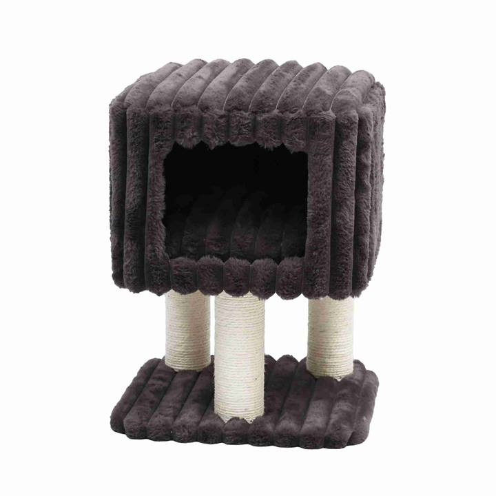 Quapas! Kattenhuis Cozy Dark Grey