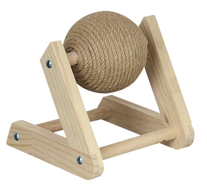 Quapas! Kat krabben bruine jute bal
