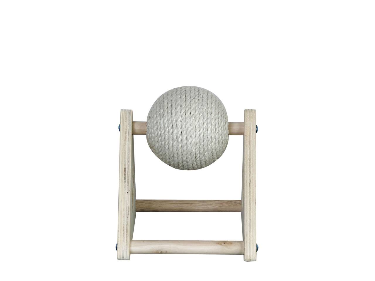 Quapas! Kat krabben witte jute bal