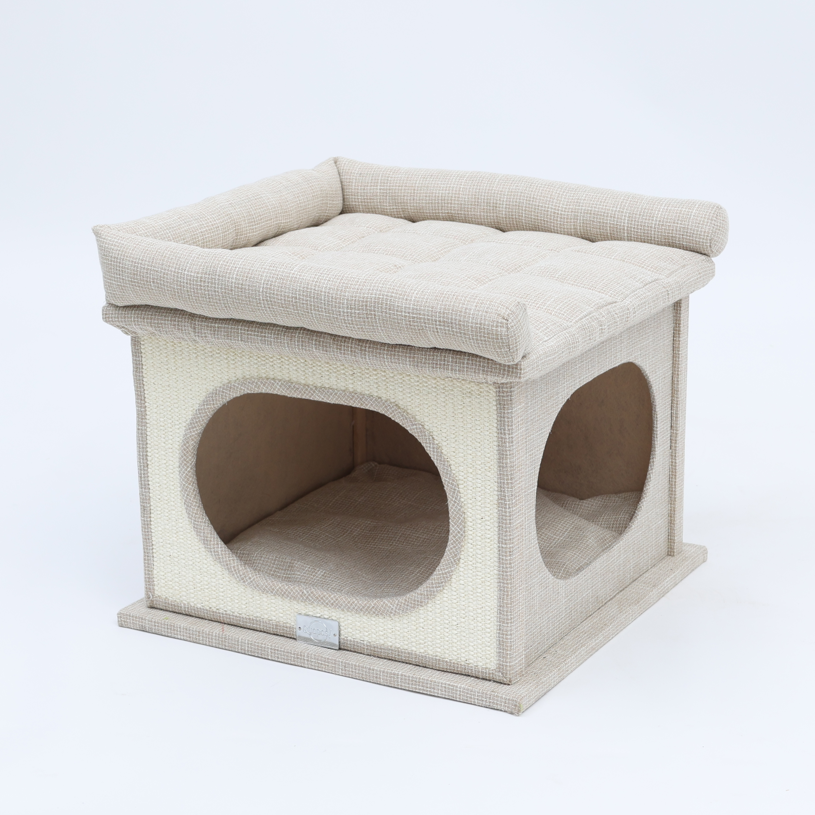 Quapas! Kattengrot beige 48*48*43