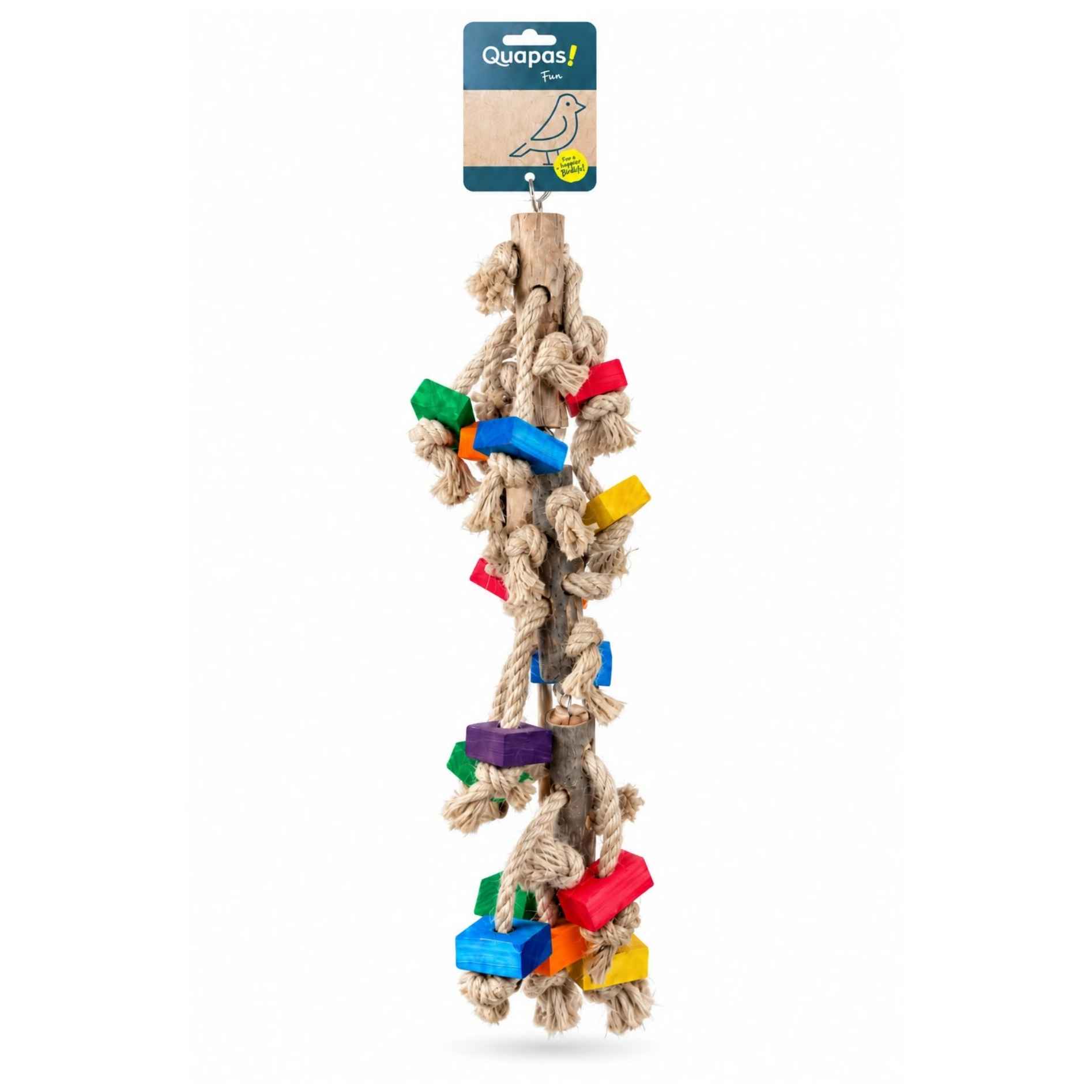 Quapas! Vogel speelgoed Fun string