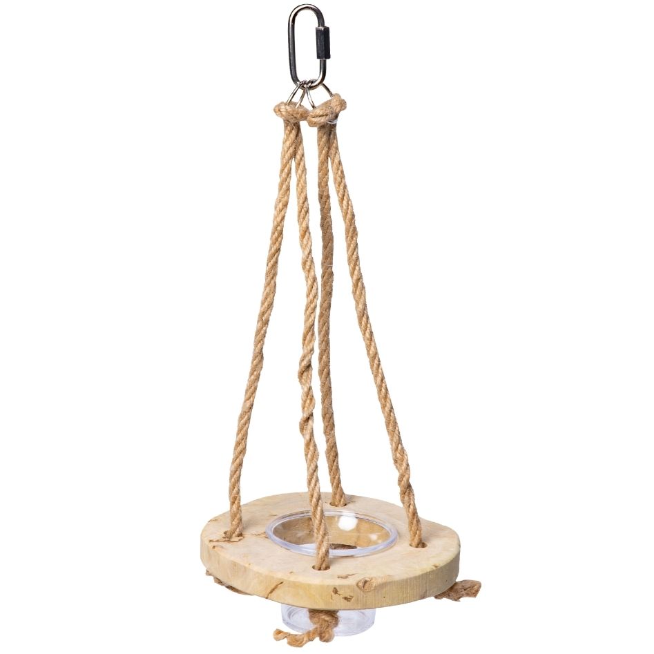 Quapas! Vogel Speelgoed hanging java trunk feeder