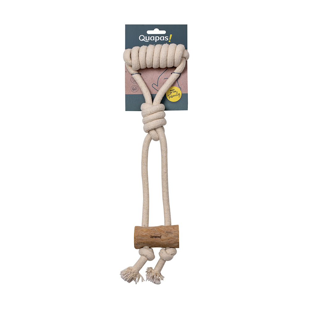 Quapas! Hondenspeelgoed Coffeewood Cork - 42x11cm