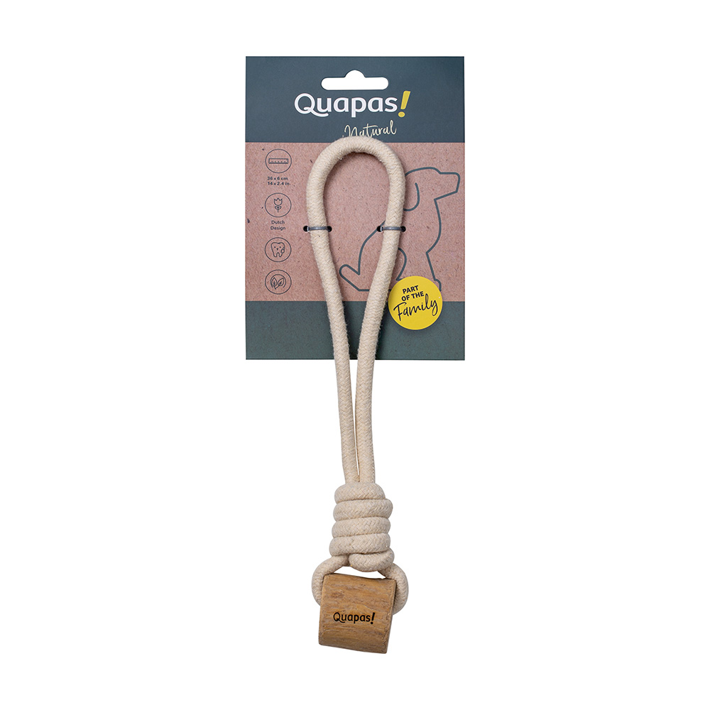 Quapas! Hondenspeeltje Coffeewood Lasso