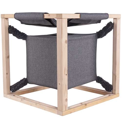 Quapas! Catcube met hangmat M Grijs
